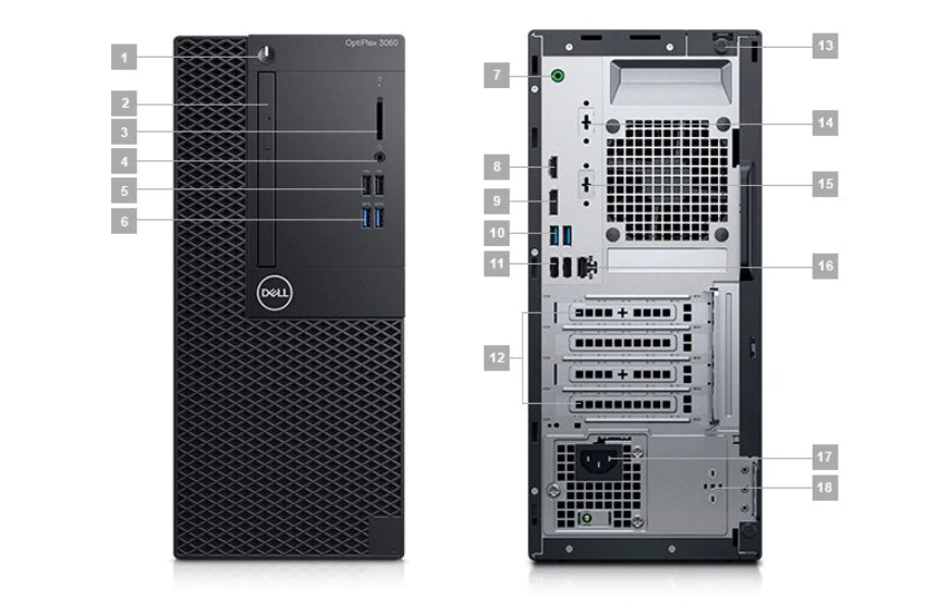 Giới thiệu Dell OptiPlex 3060 Tower and Small Form Factor